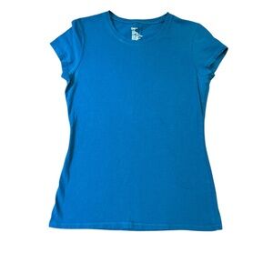 GAP Women's Short Sleeve Teal Top